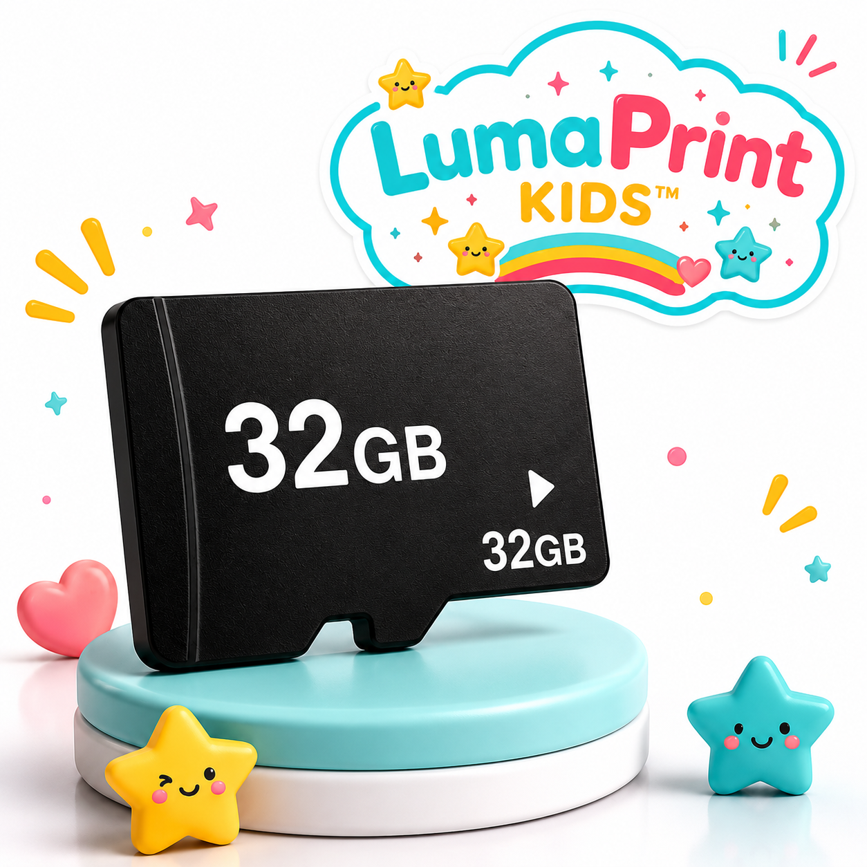 SnapPrint Kids Camera — 32GB Memory Card