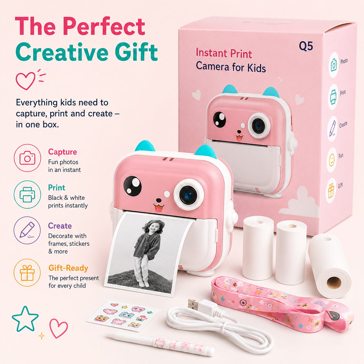 SnapPrint Kids Camera