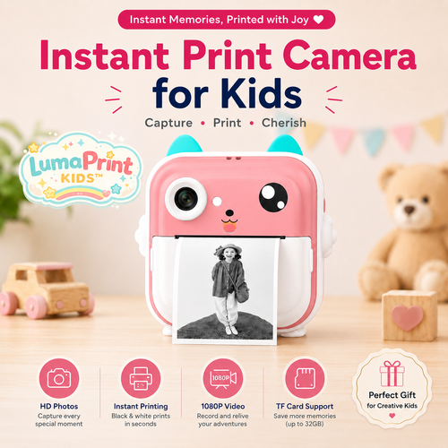 SnapPrint Kids Camera